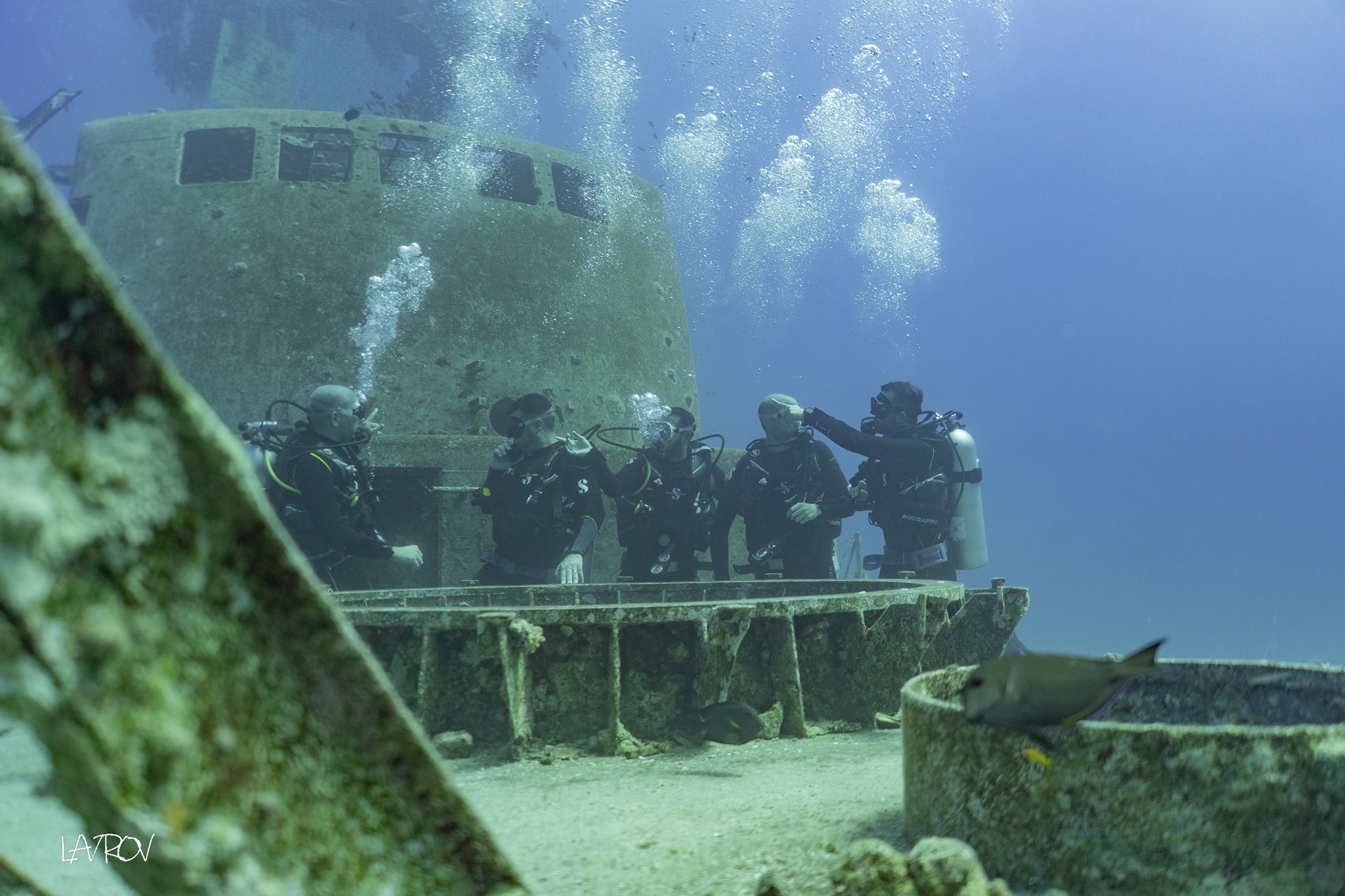 קורס צלילה באילת ספינות תרופות - wreck diver course - дайвинг